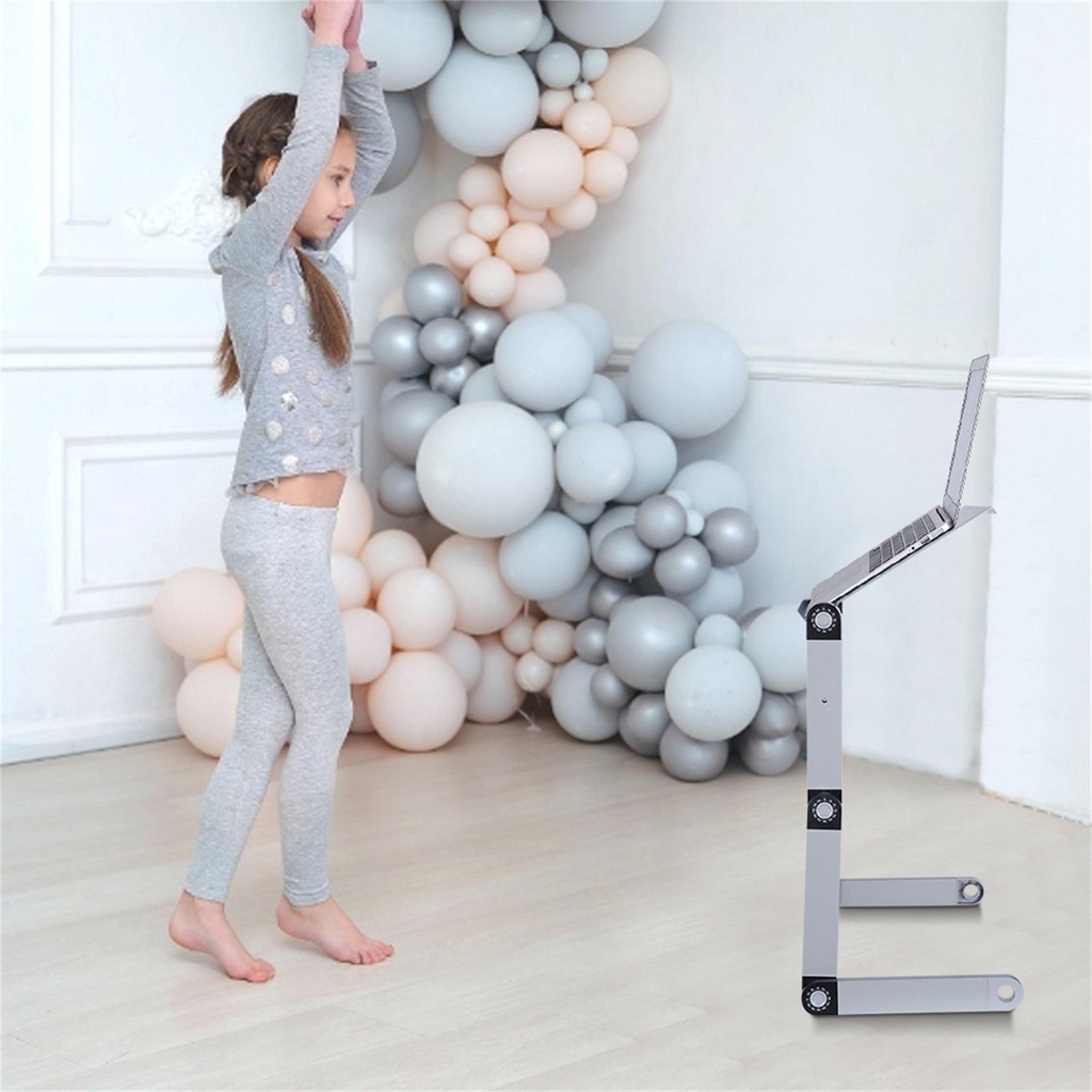 (runbu) Giá Đỡ Laptop Để Bàn Bằng Nhôm Có Thể Điều Chỉnh Và Viết Chữ