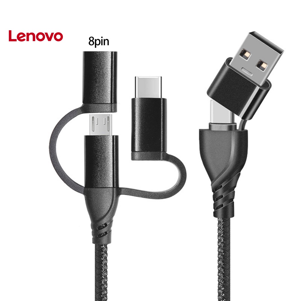 Dây Cáp Sạc Nhanh 5 Trong 1 Bằng TPE Siêu Nhẹ Chống Mài Mòn Tiện Dụng Cho iPhone / Laptop