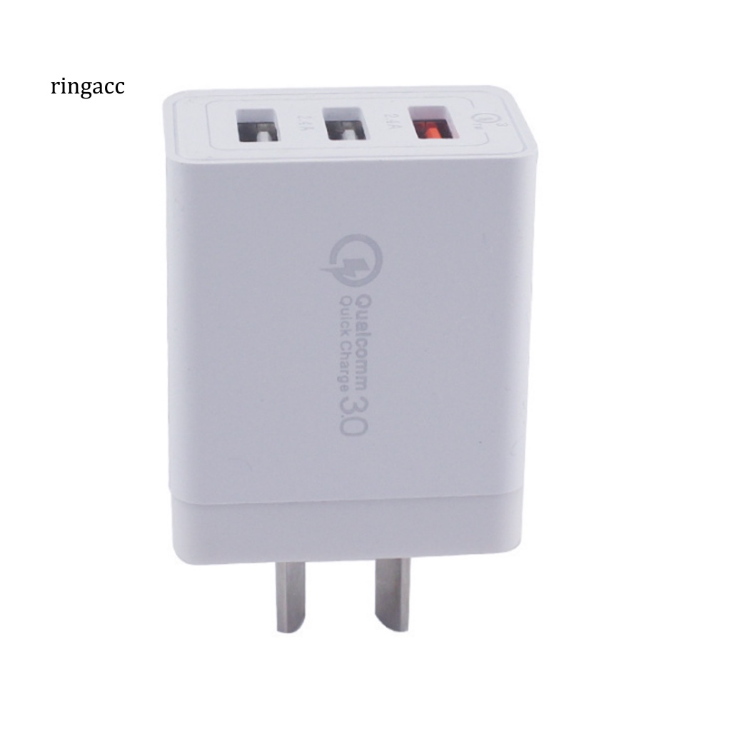 Cục Sạc Điện Thoại Di Động RGA 110V-240V 30W Cổng USB Chống Rơi Cho Văn Phòng