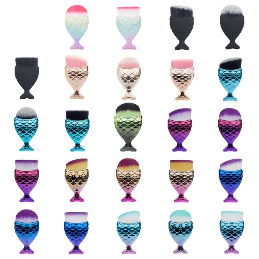 MIQUEL Set 3 Cọ Trang Điểm Hình Đuôi Cá Thời Trang