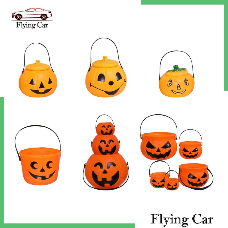 Xô Đựng Kẹo Có Tay Cầm Trang Trí Halloween