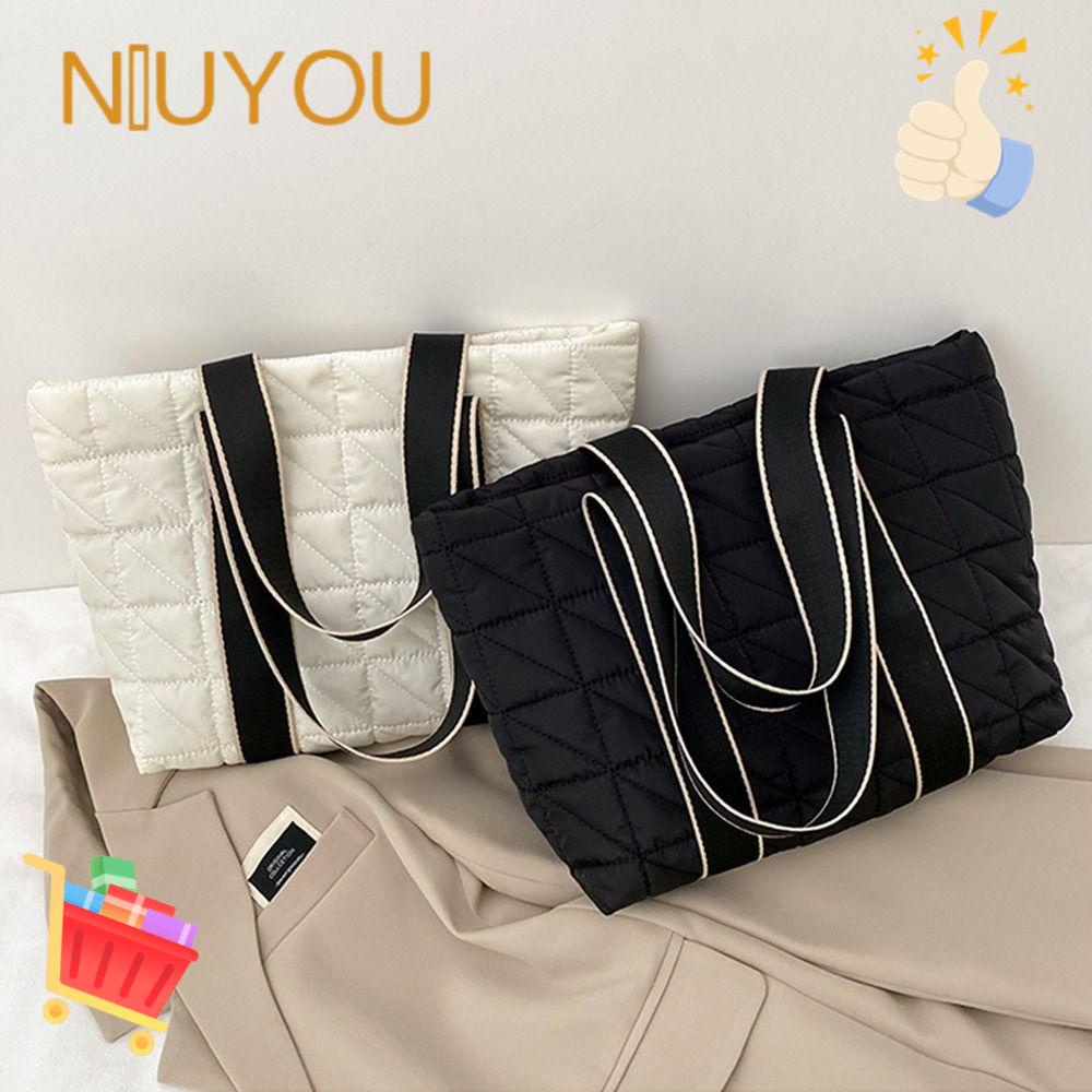 NIUYOU Túi Xách Đeo Vai Cỡ Lớn Chất Liệu Cotton Thời Trang Dành Cho Nữ
