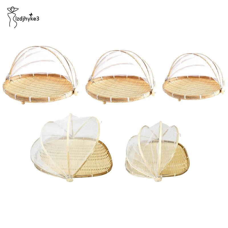 Giỏ Đựng Thức Ăn Bằng Tre Đan Tay Đa Năng Có Thể Tái Sử Dụng