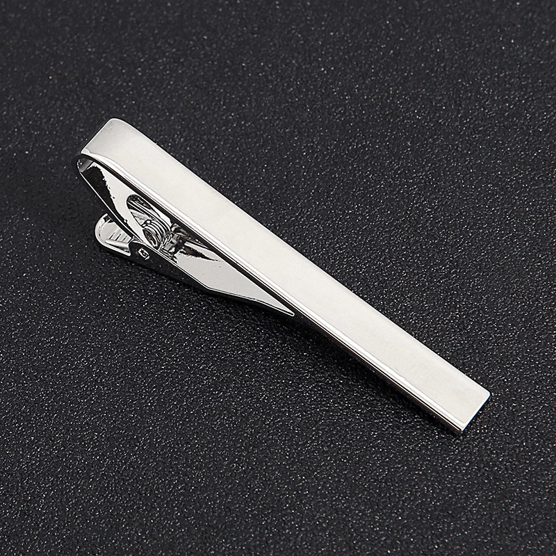 Kẹp Cà Vạt Màu Trơn Đơn Giản Thời Trang Cho Nam