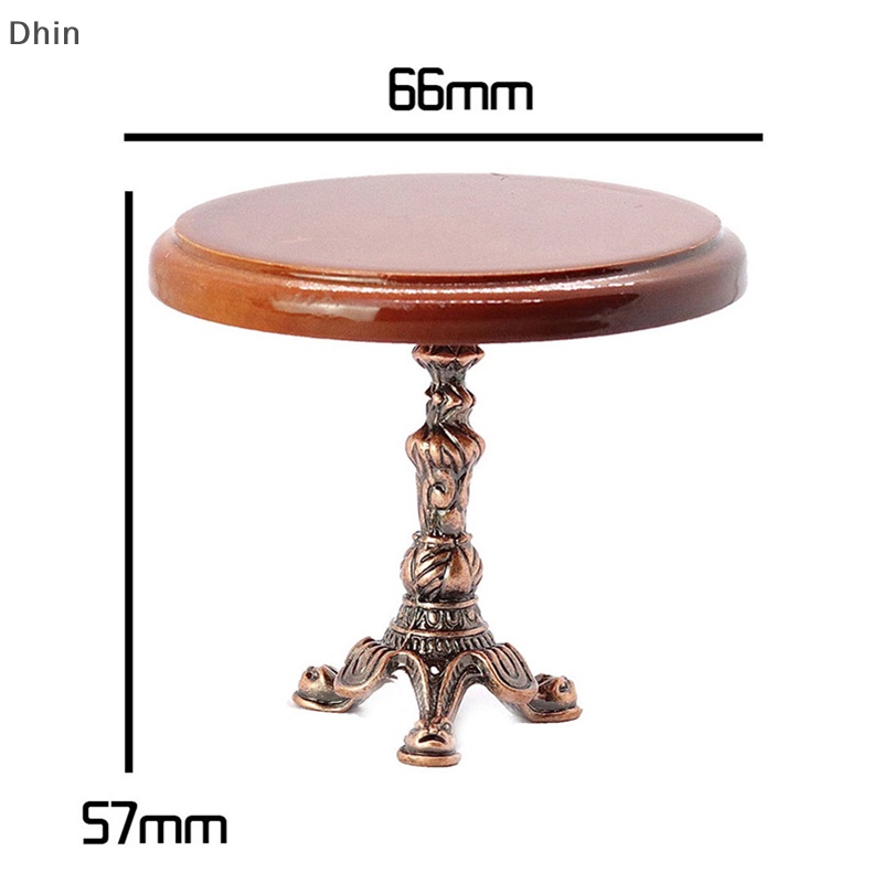 Bộ Bàn Ghế Vuông Mini Phong Cách Retro Dành Cho Nhà Búp Bê