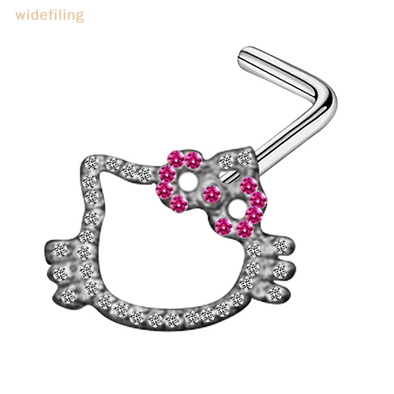 Khuyên Mũi Bằng Thép Không Gỉ Đính Đá Thời Trang