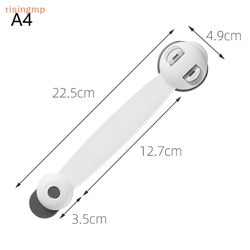 1 Khóa Cửa Tủ Lạnh / Ngăn Kéo Tủ Lạnh Bằng Nhựa Chống Kẹp Đa Năng Bảo Vệ An Toàn Cho Bé