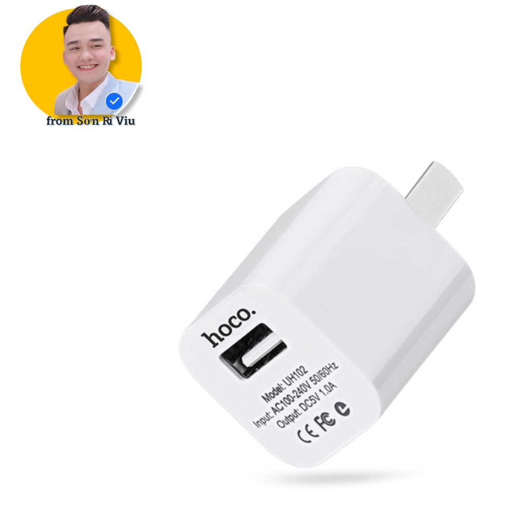 Củ Sạc Nhanh Chính Hãng Hô Cô Cao Cấp Hỗ Trợ Sạc Nhanh 5V/1A- BẢO HÀNH 3 THÁNG