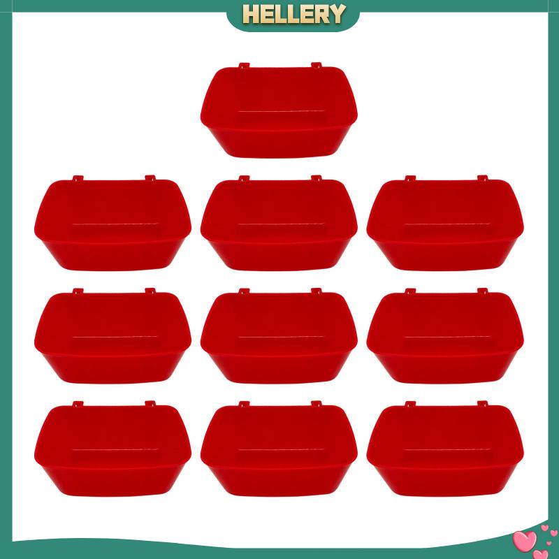 Bộ 10 Chén Đựng Thức Ăn / Nước Uống Cho Thỏ / Chim Bồ Câu Tiện Dụng