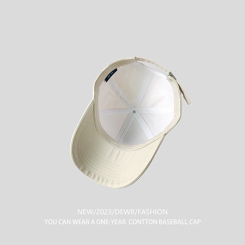 Mũ Lưỡi Trai Cứng Thêu Chữ Phong Cách Hàn Quốc Thời Trang Xuân Hè Cho Nữ