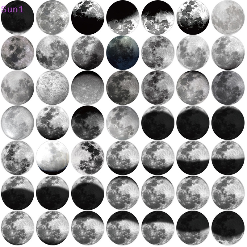 Set 50 Nhãn Dán Hoạt Hình Trang Trí Nhật Ký / Vali / Điện Thoại / Tủ Lạnh DIY