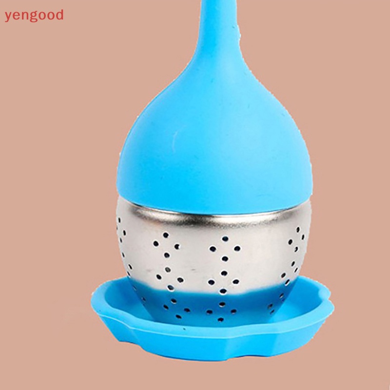 1 Dụng Cụ Lọc Trà Bằng Silicon Hình Người Dễ Thương