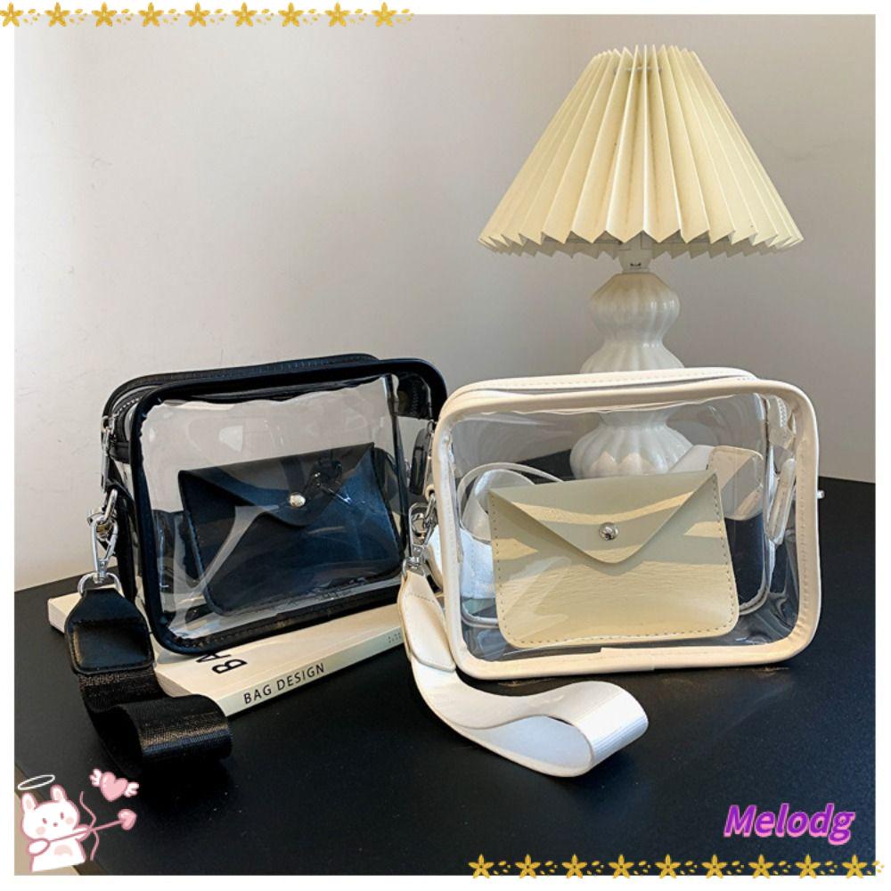 MELODG Túi Đựng Mỹ Phẩm Bằng Nhựa PVC Chống Thấm Nước Cho Nữ