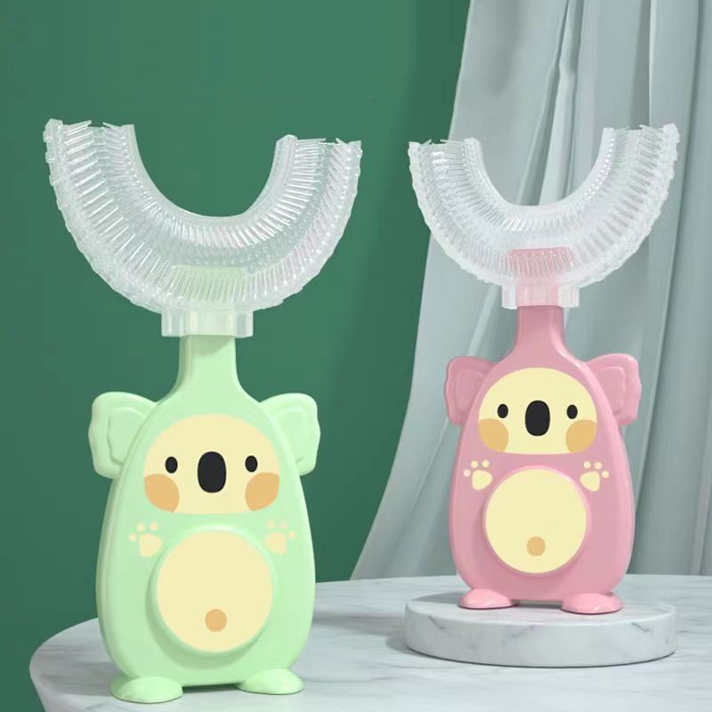 Bàn Chải Đánh Răng Silicone Hình Chữ U Cho Bé