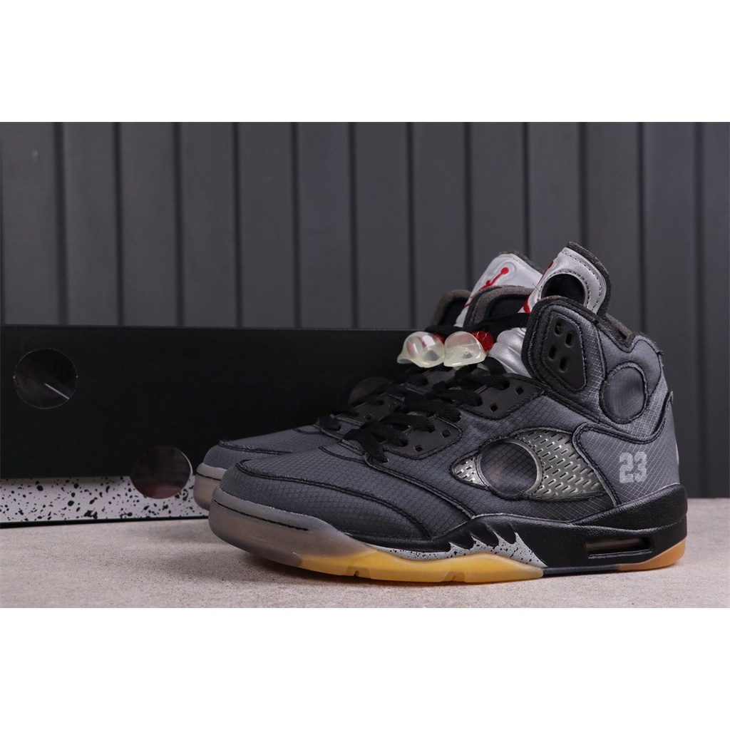 Off-white Giày Thể Thao Chơi Bóng Rổ Jordan 5 CT8480-001 40-47.5