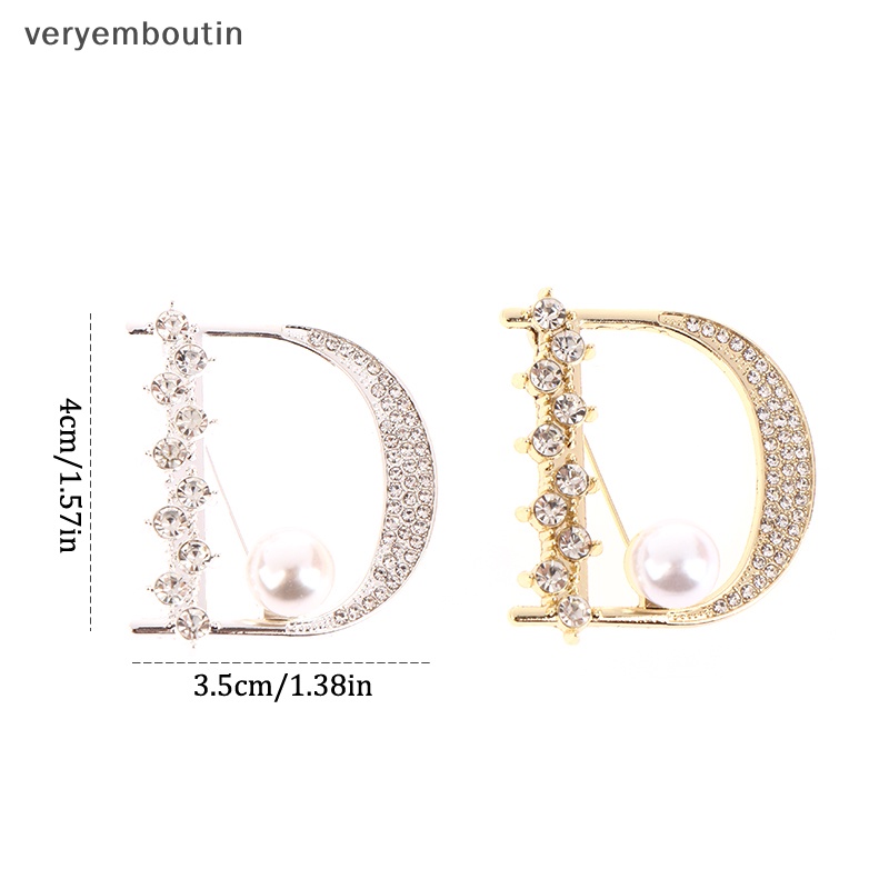 Trâm Cài Áo Hình Chữ D Nhỏ Nhắn Thời Trang Cho Nữ