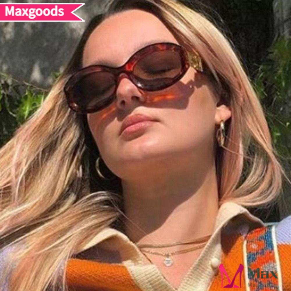 MAXG Kính Mát Hình Oval Chống Tia UV400