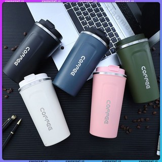 Ly giữ nhiệt coffee holic 510ml cốc giữ nhiệt inox cao cấp đựng coffee holic inox tách thép không gỉ cách trí ngoài trời chai nước ô tô thông thường 380-510ml