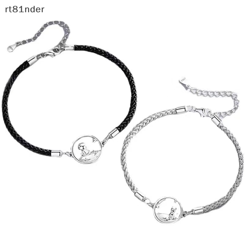 Rt Vòng Đeo Tay Cặp Đôi Hoàng Tử Bé Và Con Cáo Dệt Kim Thời Thượng Làm Quà Tặng Cho Bạn Trai n