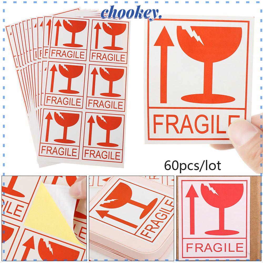 CHOOKEY Bộ 60 Miếng Dán Cảnh Báo Nguy Hiểm Siêu Bền Tiện Dụng