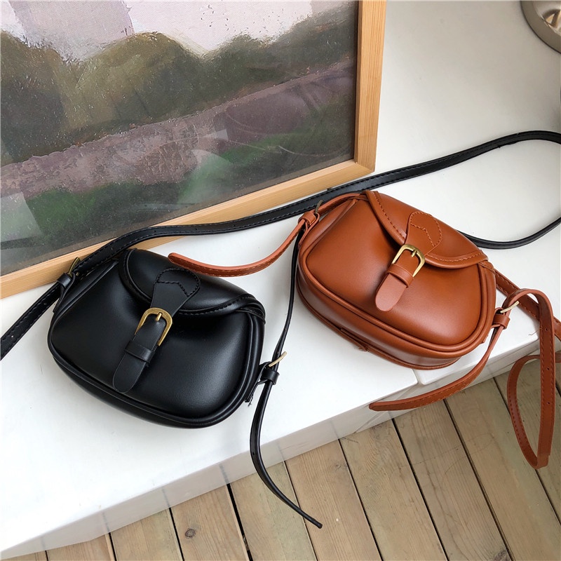 Túi Đeo Chéo Da Giả Phong Cách Hàn Quốc Thời Trang Cho Nữ