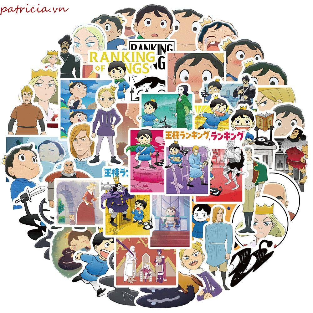 PATRICIA Nhãn Dán Trang Trí Họa Tiết Hoạt Hình Anime Độc Đáo