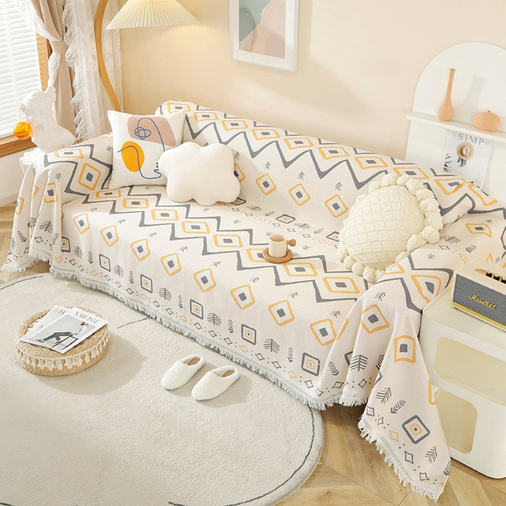 Vỏ Bọc Đệm Ghế Sofa 1-2 - 3-4 Hình Chữ L Phong Cách Mới 2023