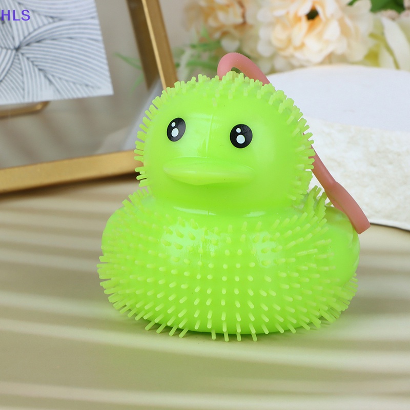 [HLS] Đồ Chơi Bóng Mềm Co Giãn Hình Thỏ Phát Sáng Nhiều Màu Sắc Cho Bé