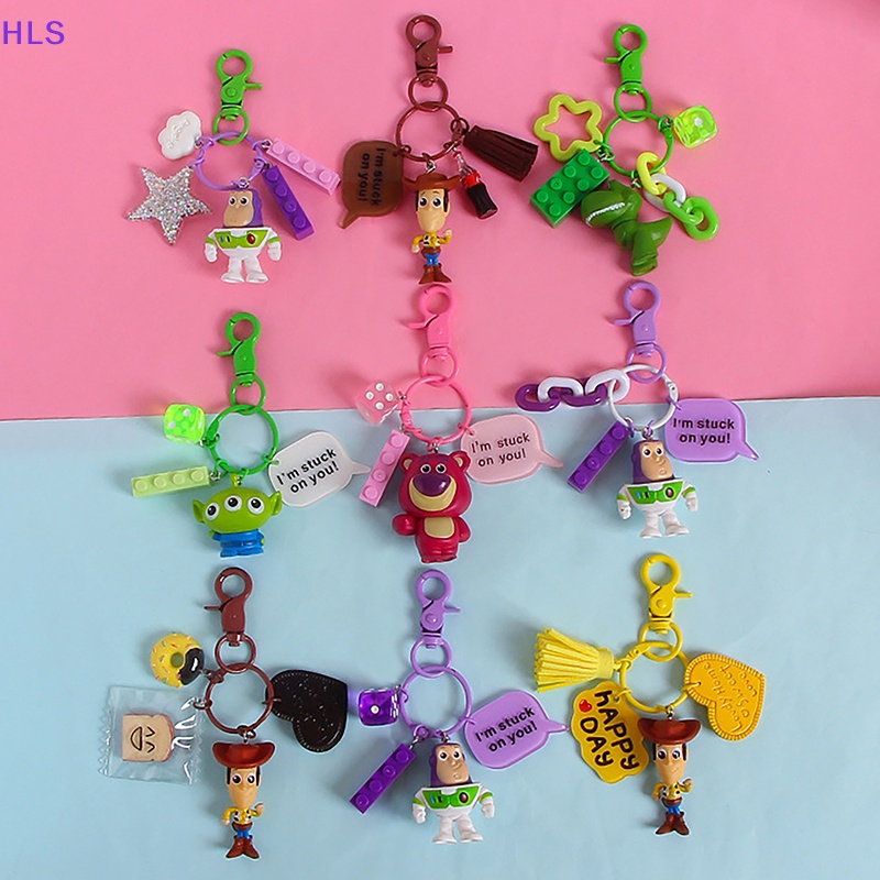 Móc Khóa Xe Hơi Ba Mắt Tạo Hình Buzz Lightyear Woody