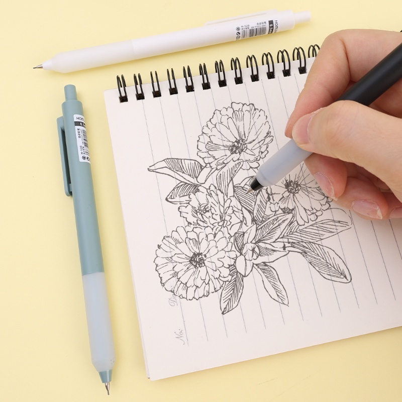 Bút Chì Bấm / Bút Chì Cơ Tự Động Ngòi 0.5mm Thay Thế Tiện Dụng Cho Học Sinh / Văn Phòng