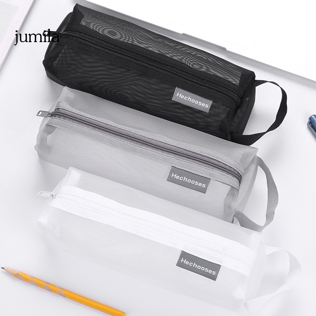 Qr Túi Lưới Đựng Bút Trong Suốt Trọng Lượng Nhẹ Chống Bụi
