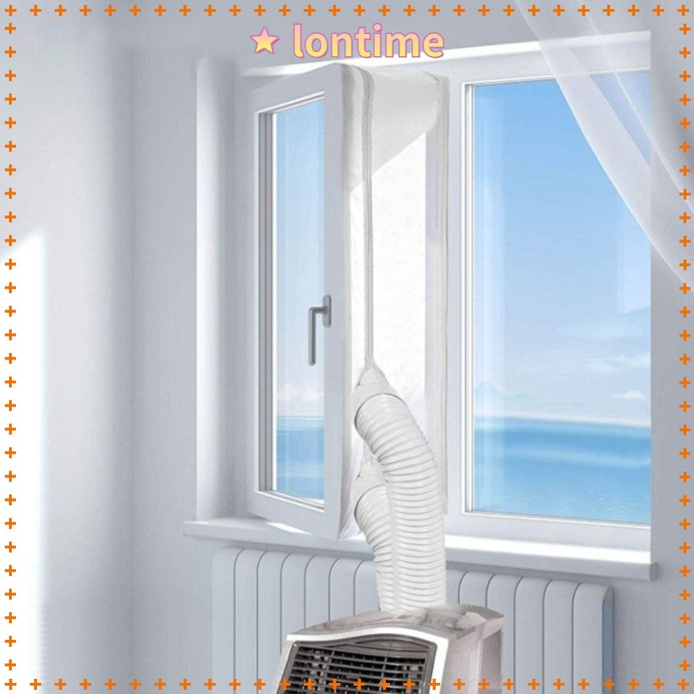 LONTIME Cuộn Băng Keo Niêm Phong Cửa Sổ Khóa Điều Hòa Không Khí AC Có Khóa Kéo Dài 4M Thông Dụng Cho Máy Điều Hòa Di Động