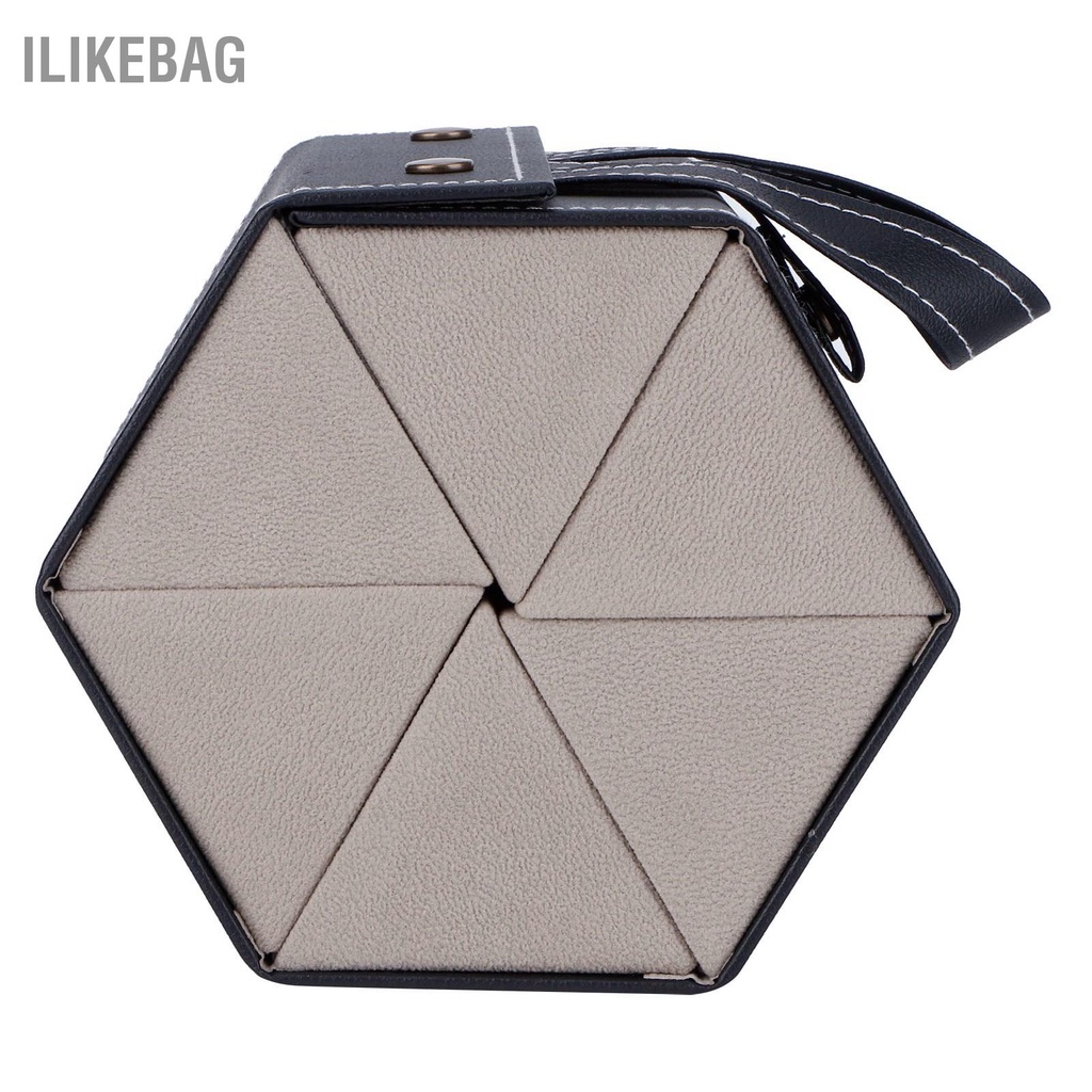 Ilikebag 6 khe cắm Kính râm có thể gập lại mắt Hộp đựng tổ chức du lịch Giá treo hộp