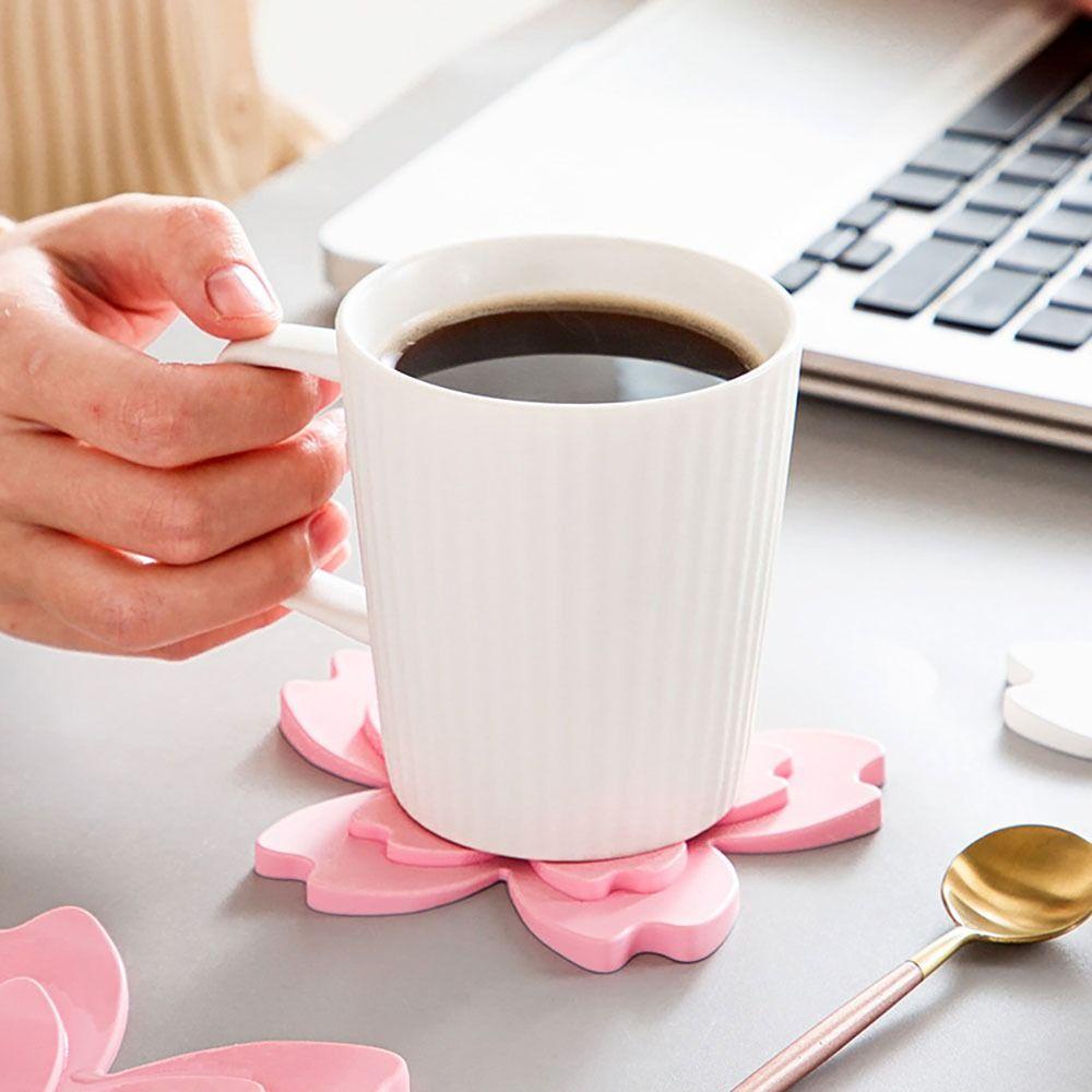 LONTIME Tấm Lót Bàn Ăn Bằng Silicone Cách Nhiệt Chống Trượt Hình Bông Hoa Tiện Dụng Cho Gia Đình