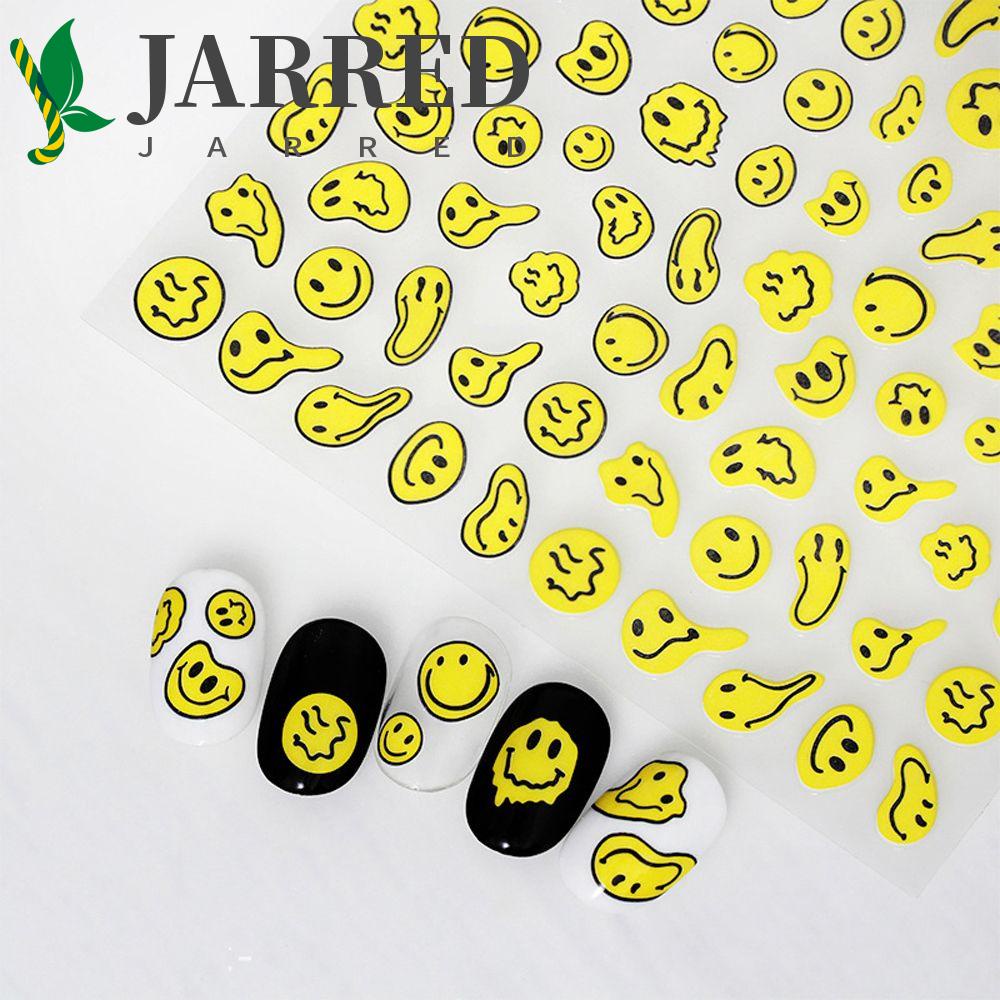 JARRED Miếng Dán Trang Trí Móng Tay Họa Tiết Hoạt Hình Thỏ / Chó Nhiều Màu Xinh Xắn