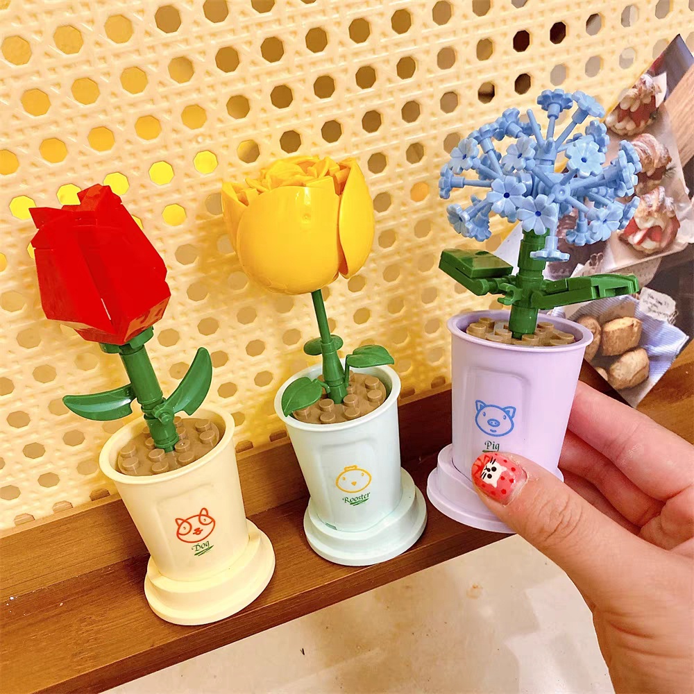 DIY Đồ Chơi Lắp Ráp Hình Bông Hoa Vui Nhộn Cho Trẻ Em 2023