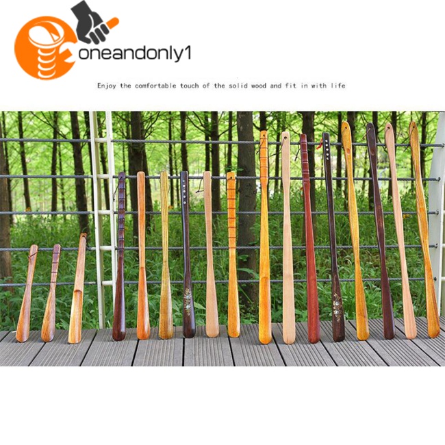 Muỗng Gỗ Cán Dài Nâng Giày Chuyên Nghiệp