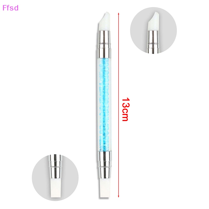 1 Cây Bút Silicone Hai Đầu 2 Chiều Chạm Khắc Móng Nghệ Thuật DIY