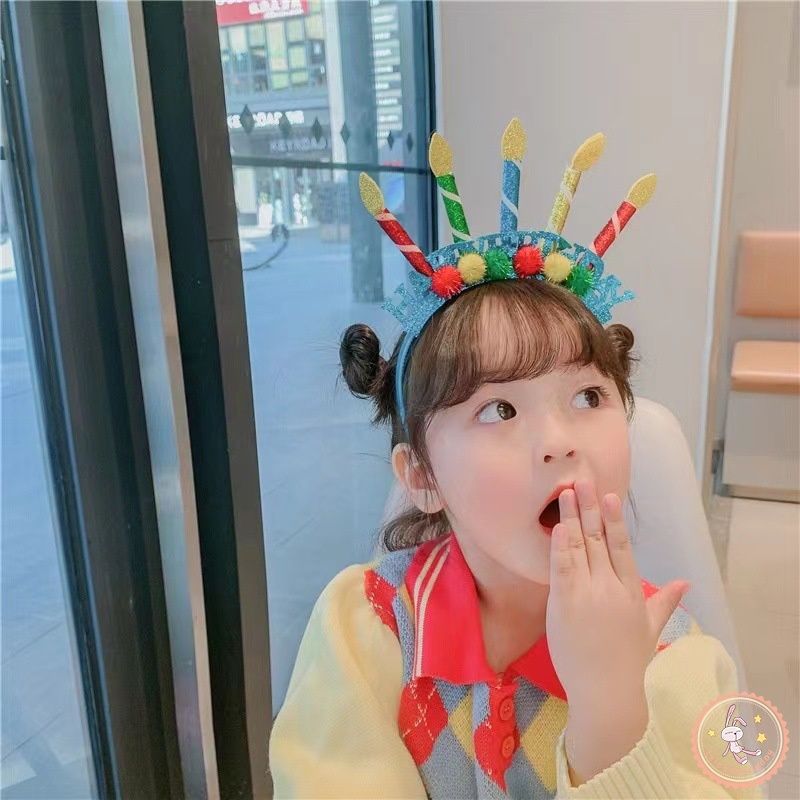 Băng Đô Hình Nón Sinh Nhật Dễ Thương Cho Bé