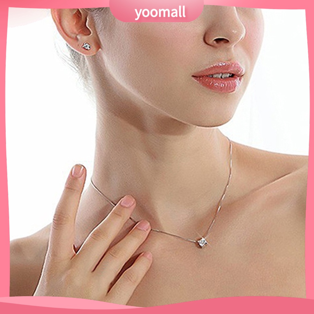 Vòng cổ Hợp Kim Đính Đá Xinh Xắn Cho Nữ