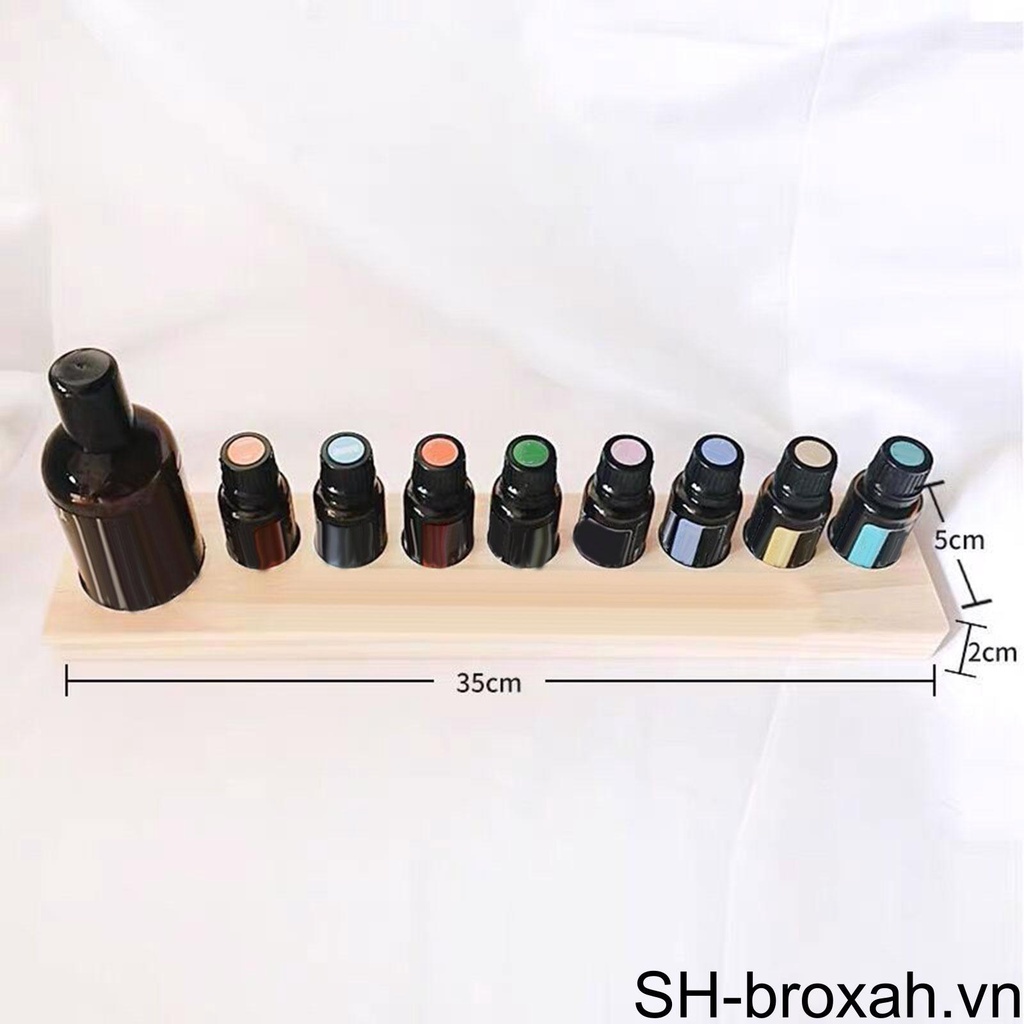 Giá Đỡ Chai Tinh Dầu 9 Ngăn Tiện Lợi