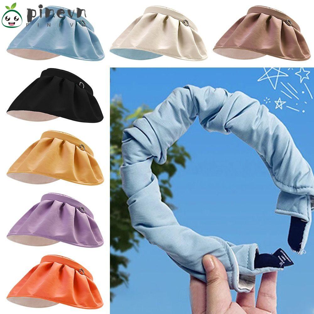 PINEVN Mũ Lưỡi Trai Che Nắng Phối Lỗ Hình Vỏ Sò Thời Trang Cho Nữ