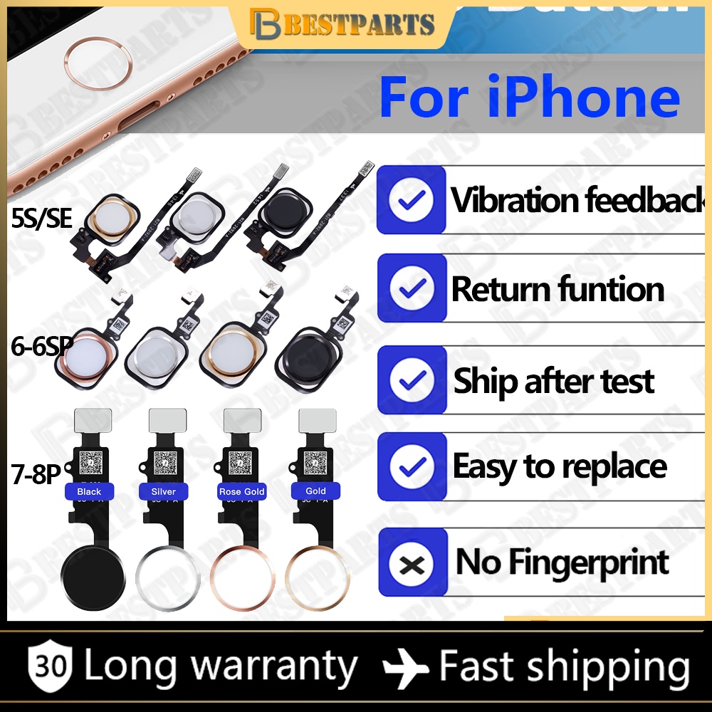 Mạch Nút home Cho Điện Thoại iphone 5s 6 6s plus 7 8 se