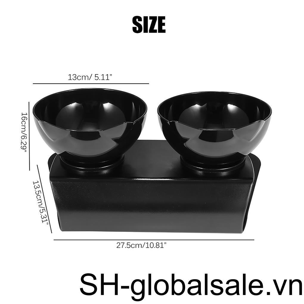 Bát Đôi Đựng Thức Ăn Nước Uống Chống Trượt Kèm Giá Đỡ Dành Cho Thú Cưng