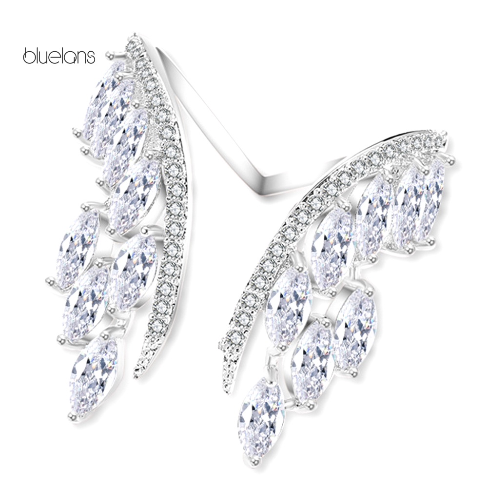 Nhẫn Hở Đính Đá Zirconia Thời Trang Cho Nữ