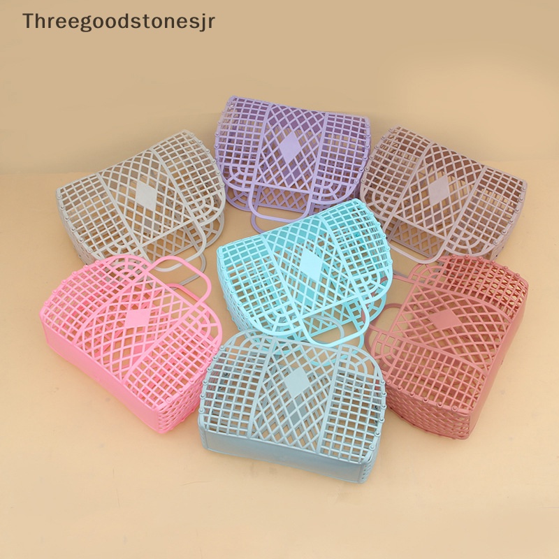 Giỏ Đựng Trái Cây / Rau Củ Quả Bằng Nhựa Mềm Có Thể Gấp Gọn Tiện Lợi JR