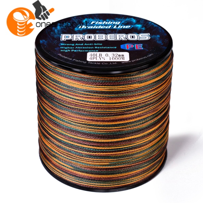 Cuộn Dây Câu Cá Bện 8 Sợi 300 / 500 / 1000 Mét 10-20 - 30-40 - 50-60 - 80-100lb Chất Lượng Cao