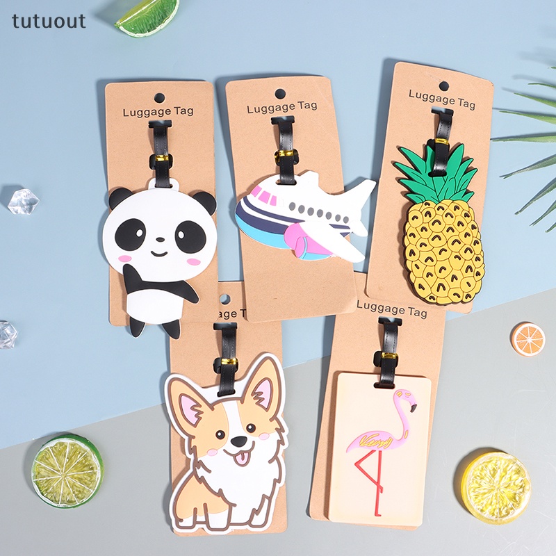 Nhãn Tên Hành Lý Du Lịch Họa Tiết Hoạt Hình Dễ Thương