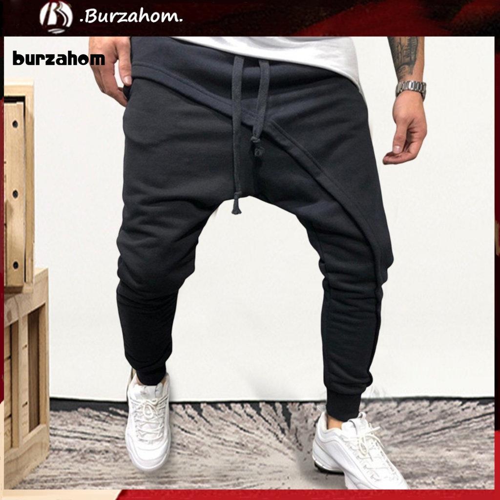 Quần Baggy Hai Lớp Màu Sắc Trơn Phong Cách Hiphop Đường Phố Cho Nam