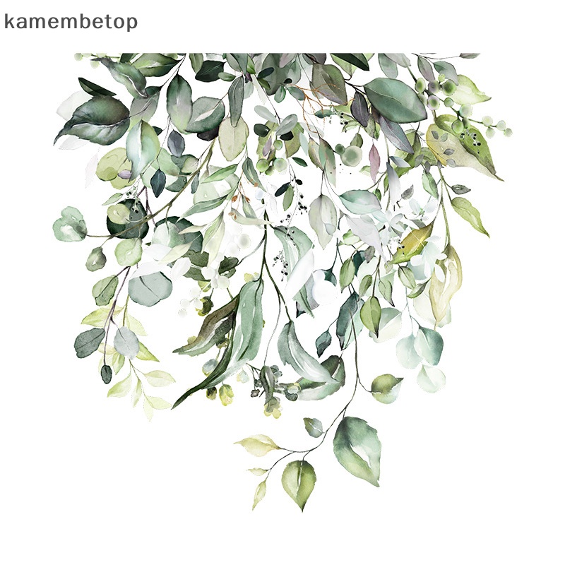 Đề Can Dán Trang Trí Toilet Họa Tiết Lá Cây Mẫu Mới 2023